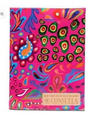 Consuela (Ceci) Bright Pink Floral Notebook